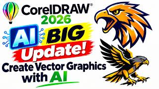 CorelDRAW 2026 AI BIG Update! Create Vector Graphics with AI