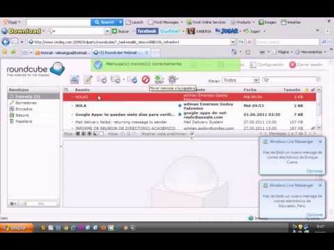 Como aprender a usar  Webmail RoundCube (1º Parte)