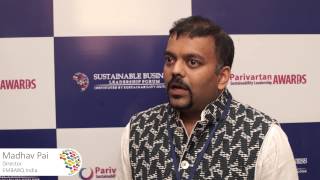 In conversation with Madhav Pai at the Sustainable Business Leadership Forum Summit, 2014