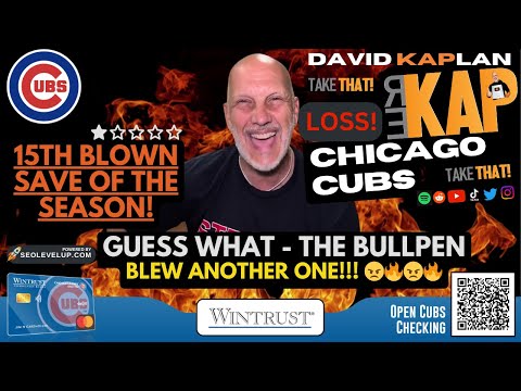 REKAP ⚾️ Cubs 3-2 Loss to the Rays - Guess what - The Bullpen Blew Another One!!! 😠🔥😠🔥