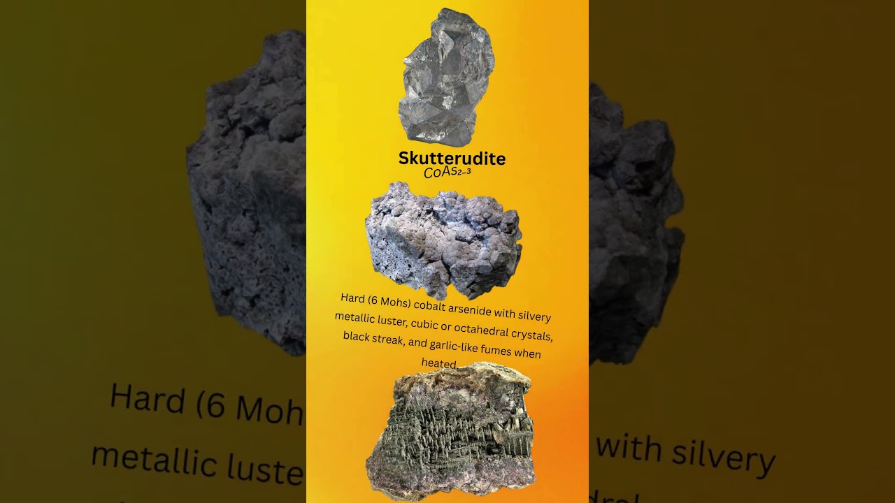 Skutterudite: The Shimmering Treasure of Cobalt and Arsenic 