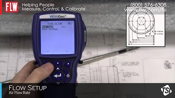 TSI Alnor Velocicalc Instrument Set up for a Duct Traverse | FLW, Inc