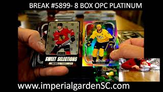 BREAK #5899: 8 BOX 2025-26 #upperdeck OPC PLATINUM NHL HOCKEY CASE BREAK