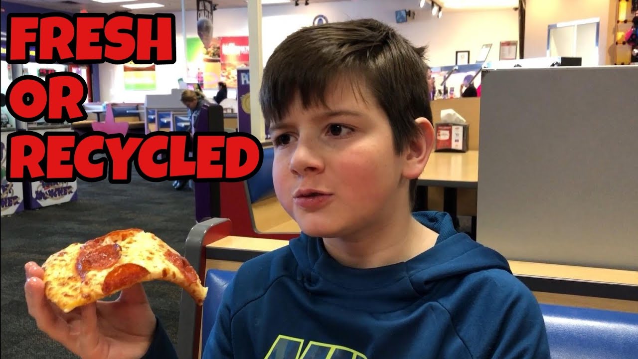 Kid Temper Tantrum Tests Chuck E Cheese Pizza Is It Recycled? YouTube