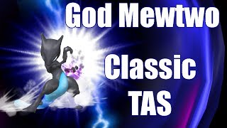 God Mewtwo: Classic Mode (Melee Character Mod TAS)