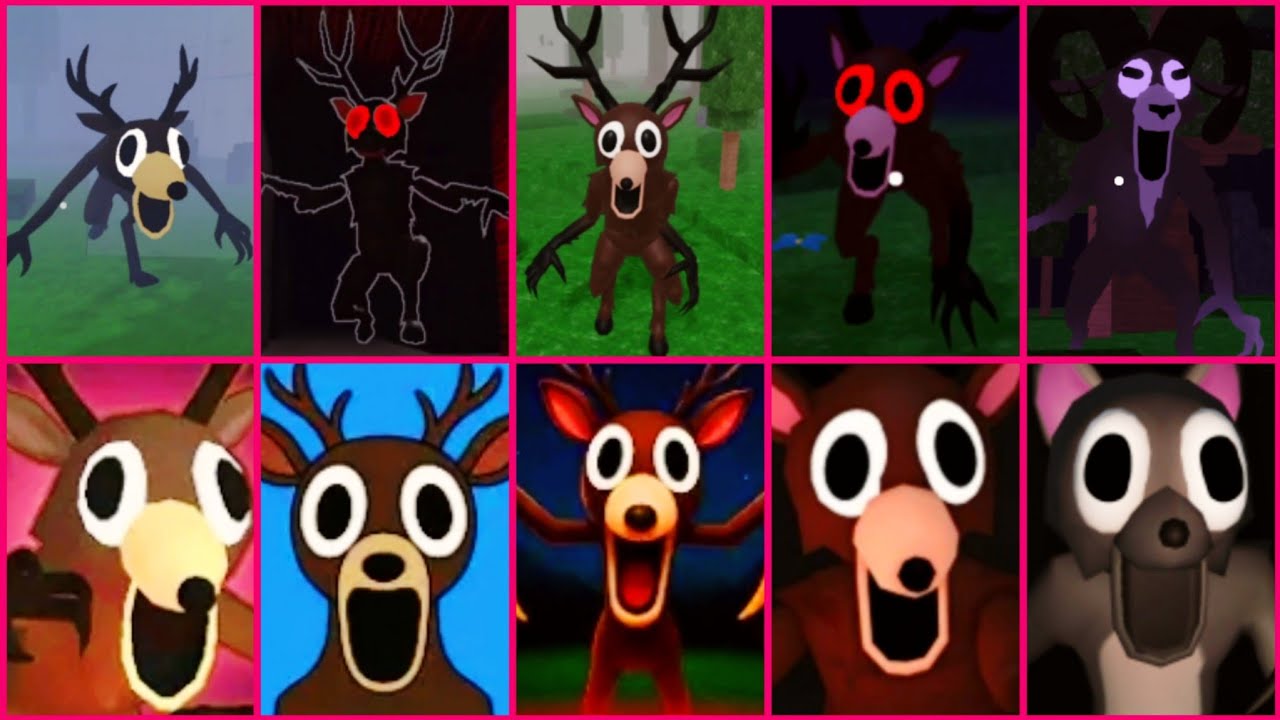 99 nights in the forest survive new update deer 🦌 vs ram