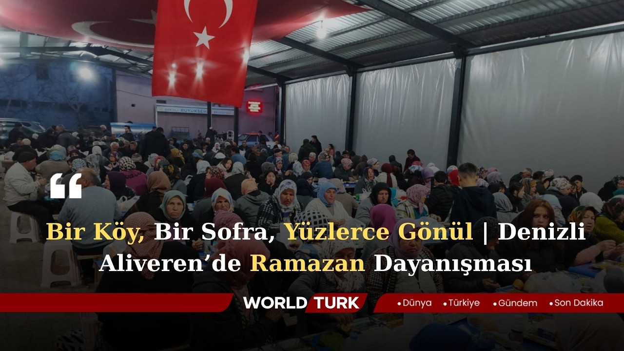 🔴Bir Köy, Bir Sofra, Yüzlerce Gönül | Denizli Aliveren’de Ramazan Dayanışması📍 #acıpayam
