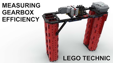 Lego Technic Measuring Gearbox Efficiency