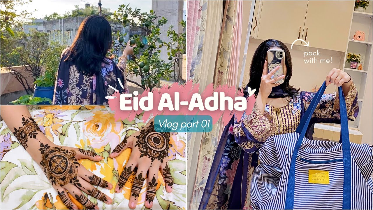 Eid Al Adha Vlog 🐮🌙 | Pack w/me | এইবার আমরা কোরবানি ঈদ কোথায় করলাম ? | Part 01 | 2024 🇧🇩