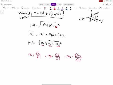 Fluid kinematic part 1