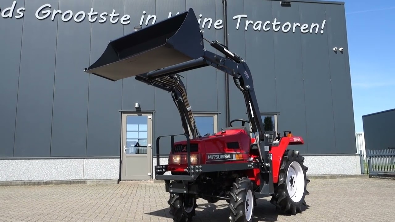 Mitsubishi MT16 4wd / 0937 Draaiuren / Voorlader - YouTube
