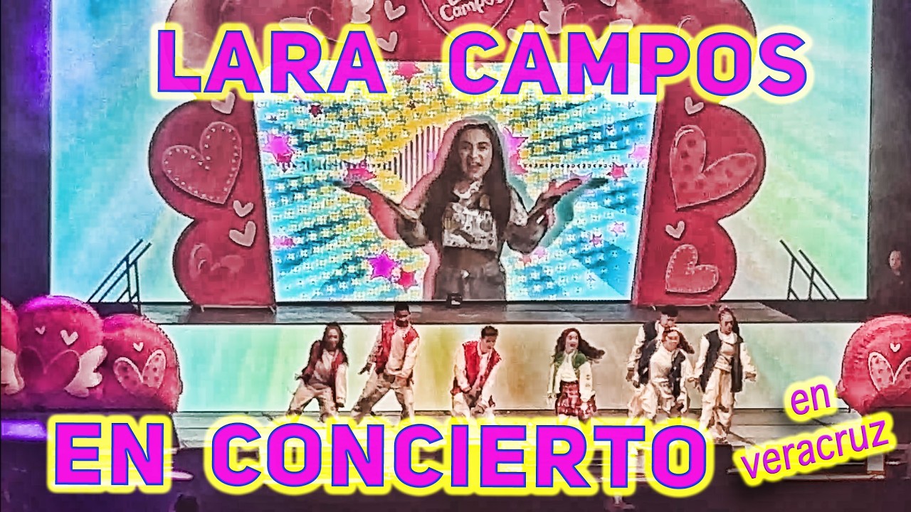 LARA CAMPOS en concierto en Veracruz, Ver