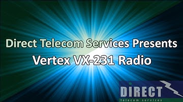 Vertex VX-231 Compact radio