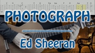 PHOTOGRAPH _ ED SHEERAN ( tuto guitar _ fingerstyle cover _ with TAB ) LAP