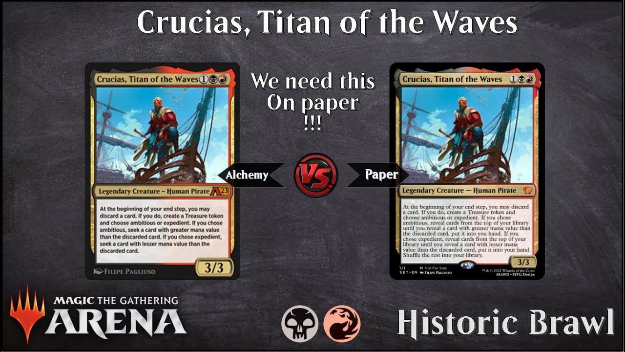 MTG Arena Historic Brawl Crucias, Titan of the Waves YouTube