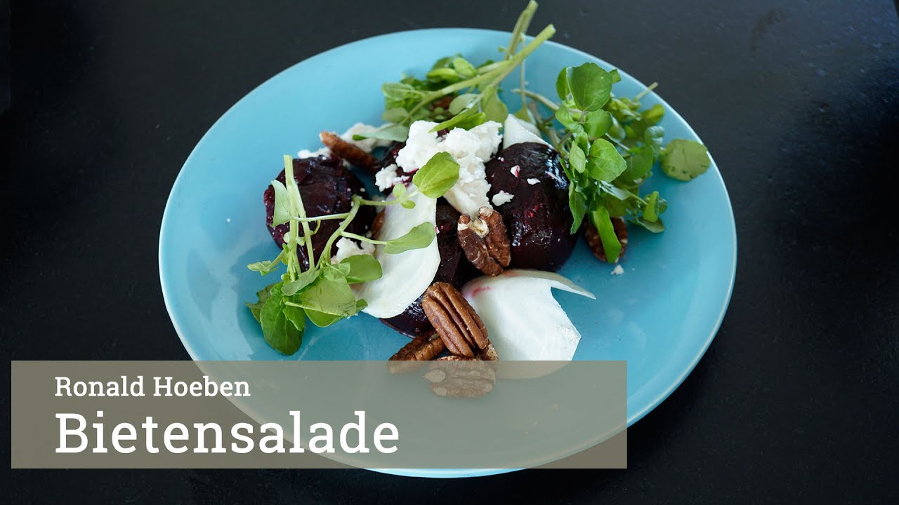 Salade van rode en witte biet met feta
