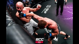 #RCCINTRO21 Сайгид АЛИБЕКОВ vs Артур КАРАВАЕВ | Три нокдауна и отказ от боя | HIGHLIGHTS