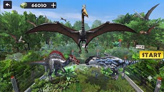 🔥 QUETZALCOATLUS vs T-REX & SPINOSAURUS! 🦅 Can This Flying Giant Survive? 😱 | Jurassic Clash screenshot 1
