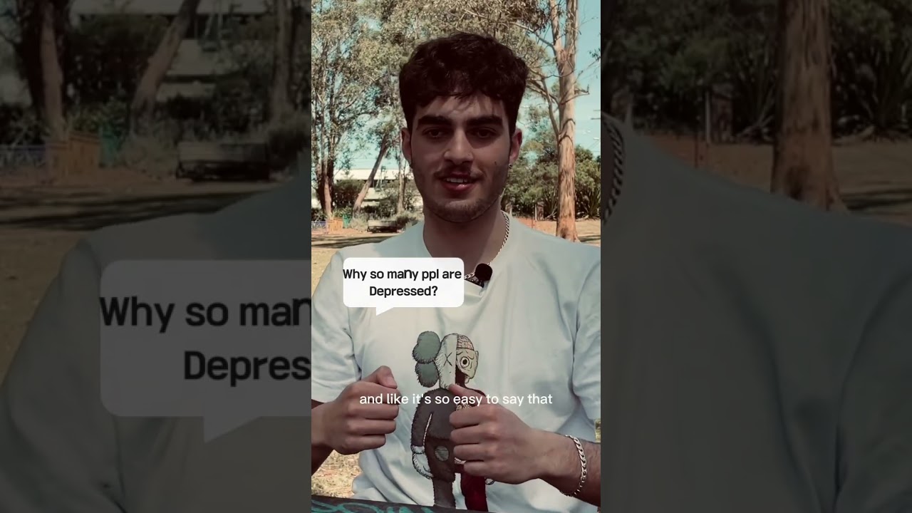 “Why so many people are depressed nowadays?”