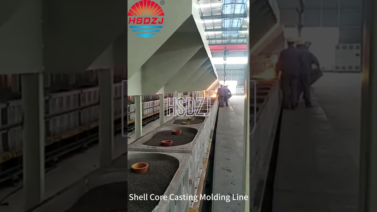 SHELL CORE CASTING MOLDING LINE