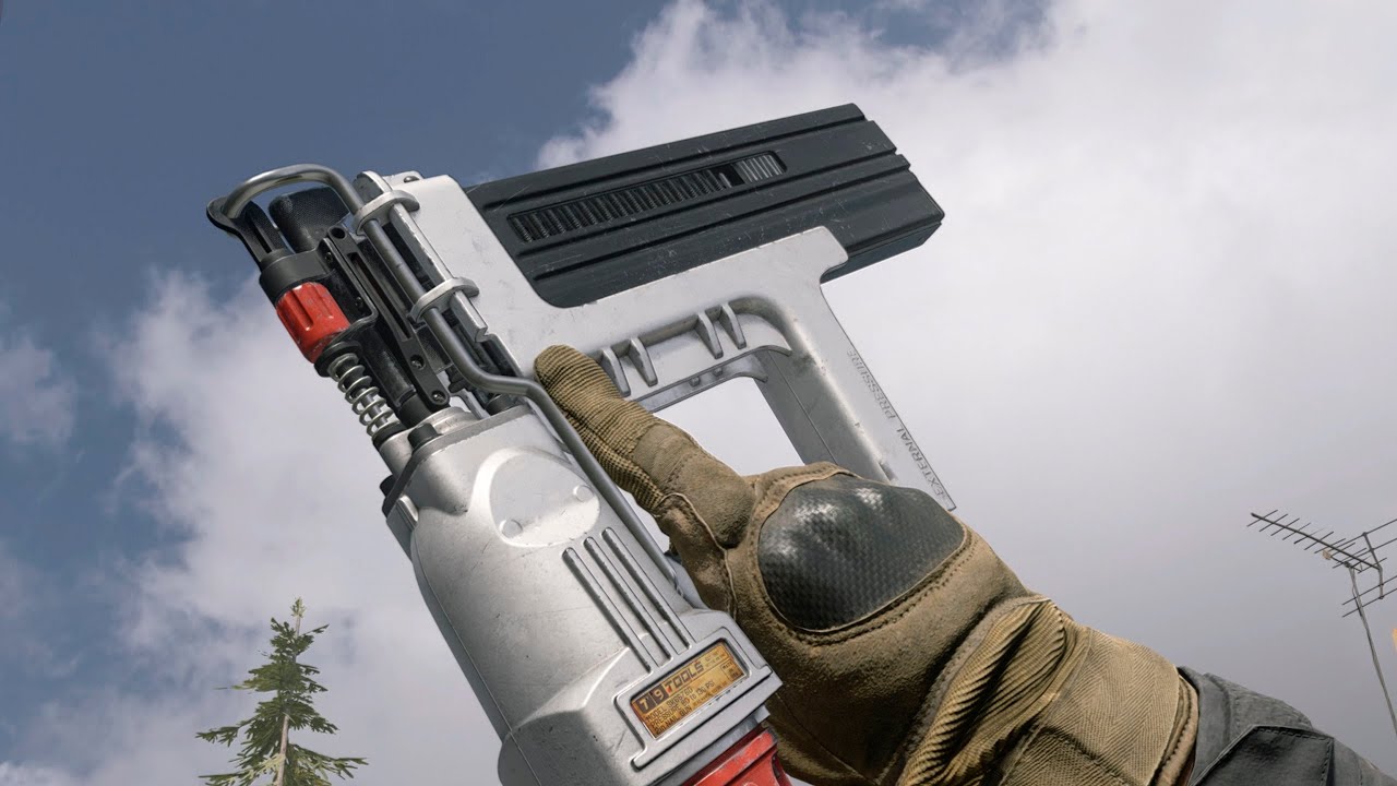 CoD Cold War Warzone New Weapon Showcase Nail Gun (Season 4