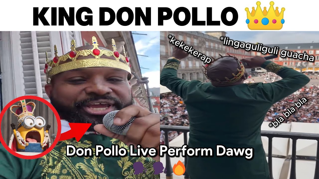 King Don Pollo 👑 - Don Pollo Linga guli guli guli Live Perform