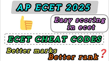 ap ECET cheat codes by @saijeswanthchandramahanthi