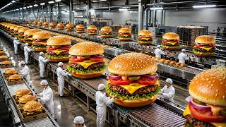 How McDonald’s Hamburgers Are Made in Factory | Inside the Hamburger Production Process
