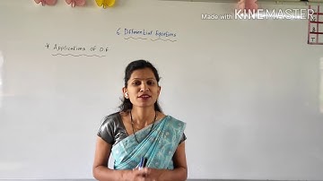 Differential Equations / Applications of D.E/ Exercise 6.6/Q.no.1 to 3