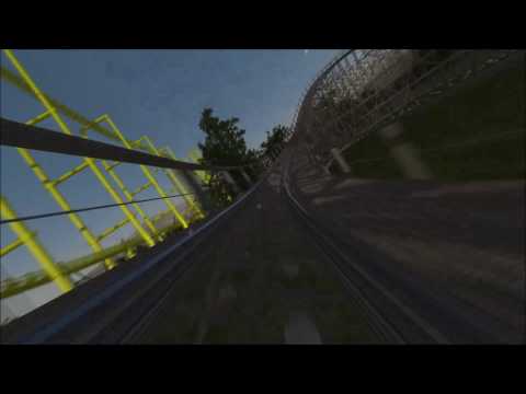 Mammoth - NoLimits 2 wooden terrain coaster - 60fps
