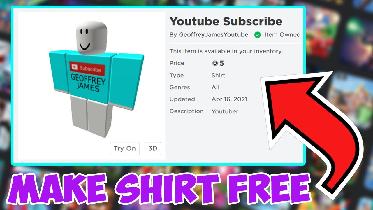 Roblox How to Make Your Own Shirt - (FREE NO PREMIUM) 2021 