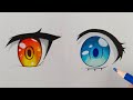 2 Easy Ways to Draw Anime Eyes | Step by Step Tutorial for Beginners