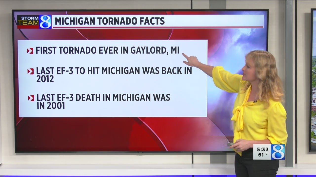 Gaylord tornado first EF-3 in Michigan in about a decade - YouTube