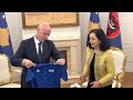 Presidentja e vendit Vjosa Osmani ka pritur në takim presidentin e FIFA-s Gianni Infantino