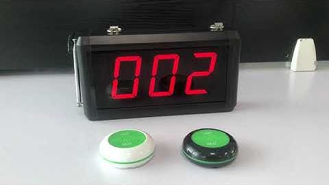 Queue Number System K-302 3digit+K-O2-N 1+2