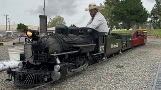 7 1/2” Gauge #livesteam D&RGW K28 at the Riverside Live Steamers meet 41324