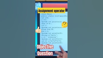 JAVA Assignment Operators | Full Java Course | link in description 👇🏻#java #coding #programming