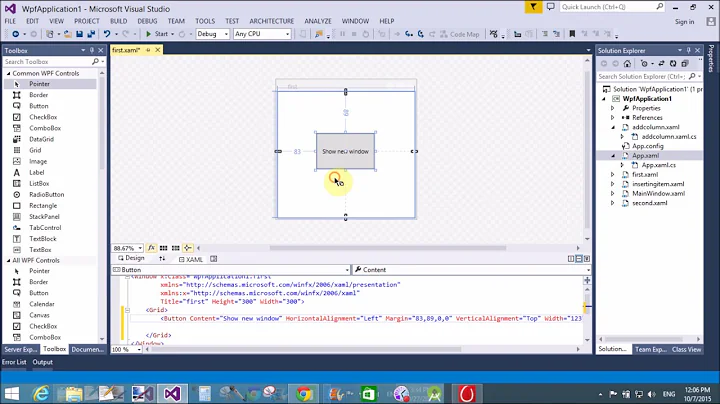 open new form, close existing wpf form c#