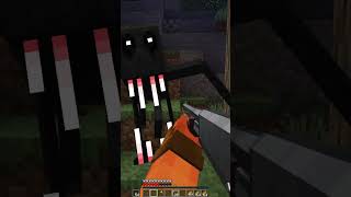 Caçei o The Man From The Fog no Minecraft e deu ruim! #minecraft #minecraftterror #minecrafthorror