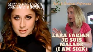 REACTION! Lara Fabian, Je Suis Malade LIVE #LaraFabian #JeSuisMalade #ALittleMoreOfLisa