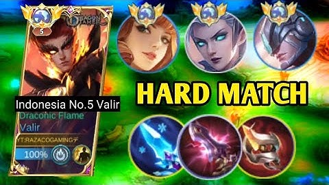 VALIR HARD MATCH VS 3 HERO COUNTER I VALIR BEST BUILD & EMBLEM 2023