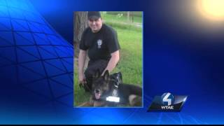 K-9 recovering after stabbing