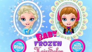 GAME KIDS -Baby Magic Frozen Salon is a free Baby game for girls to play here, by Sweet Babies games screenshot 1