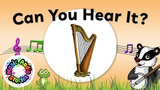 Preschool Music Lesson - Learn About The Harp
