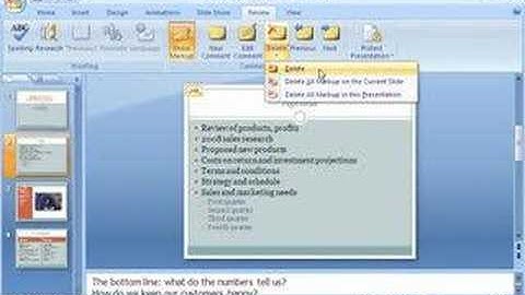 PowerPoint 2007 Demo: Preview and review your presentation