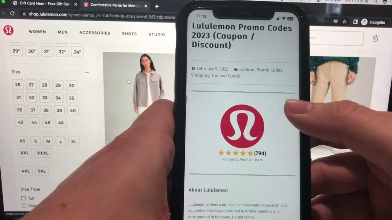 Lululemon Discount code 2023 100 Promo Code for Lululemon YouTube