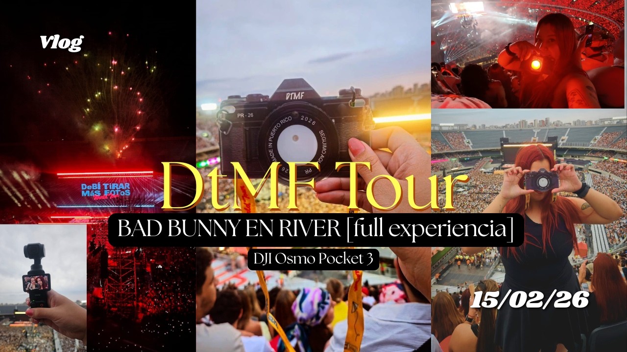 Bad Bunny en River Plate 2026 🇦🇷 | Experiencia Full DtMF Tour Buenos Aires Argentina (Osmo Pocket 3)