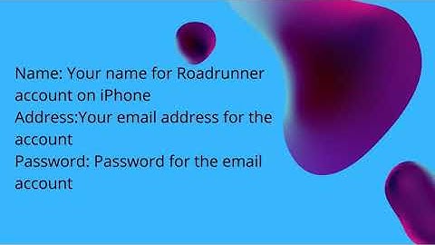 Are You Need Roadrunner email server settings?
