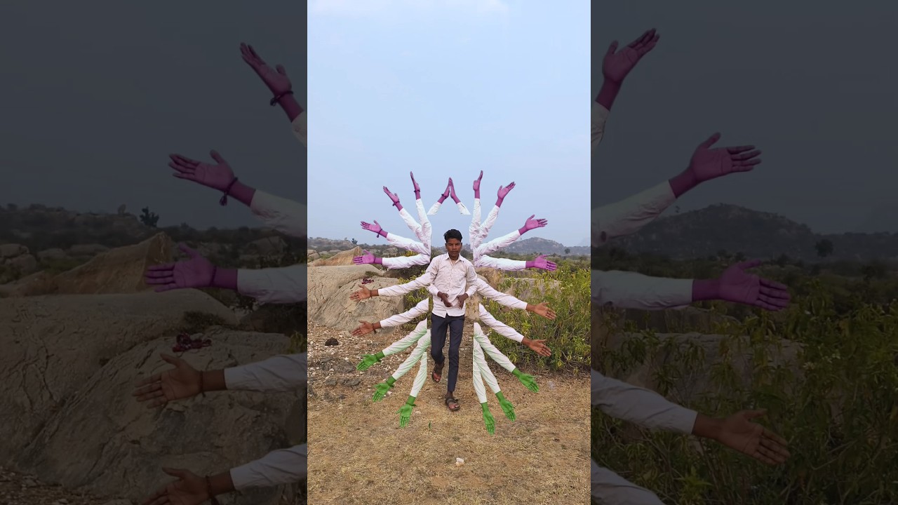 Tu Radha meri mia shyam Tera ye & me hand matching me 