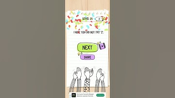 Brain Test Tricky puzzle : level 21 walkthrough